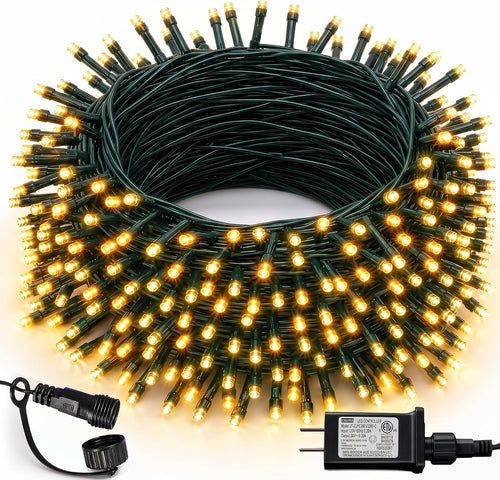 Dazzle Bright warm white 300 LED Christmas string lights